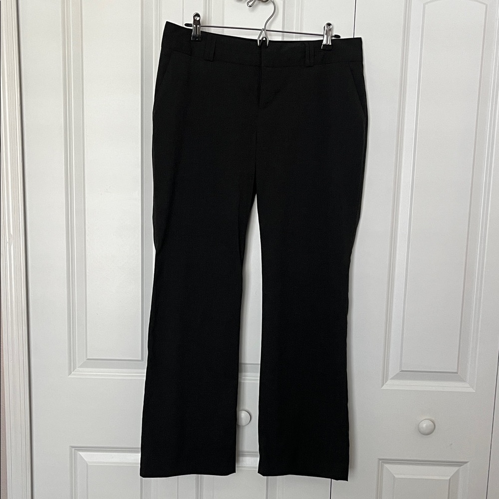 Banana Republic Jackson Fit Petite Charcoal Black Trousers